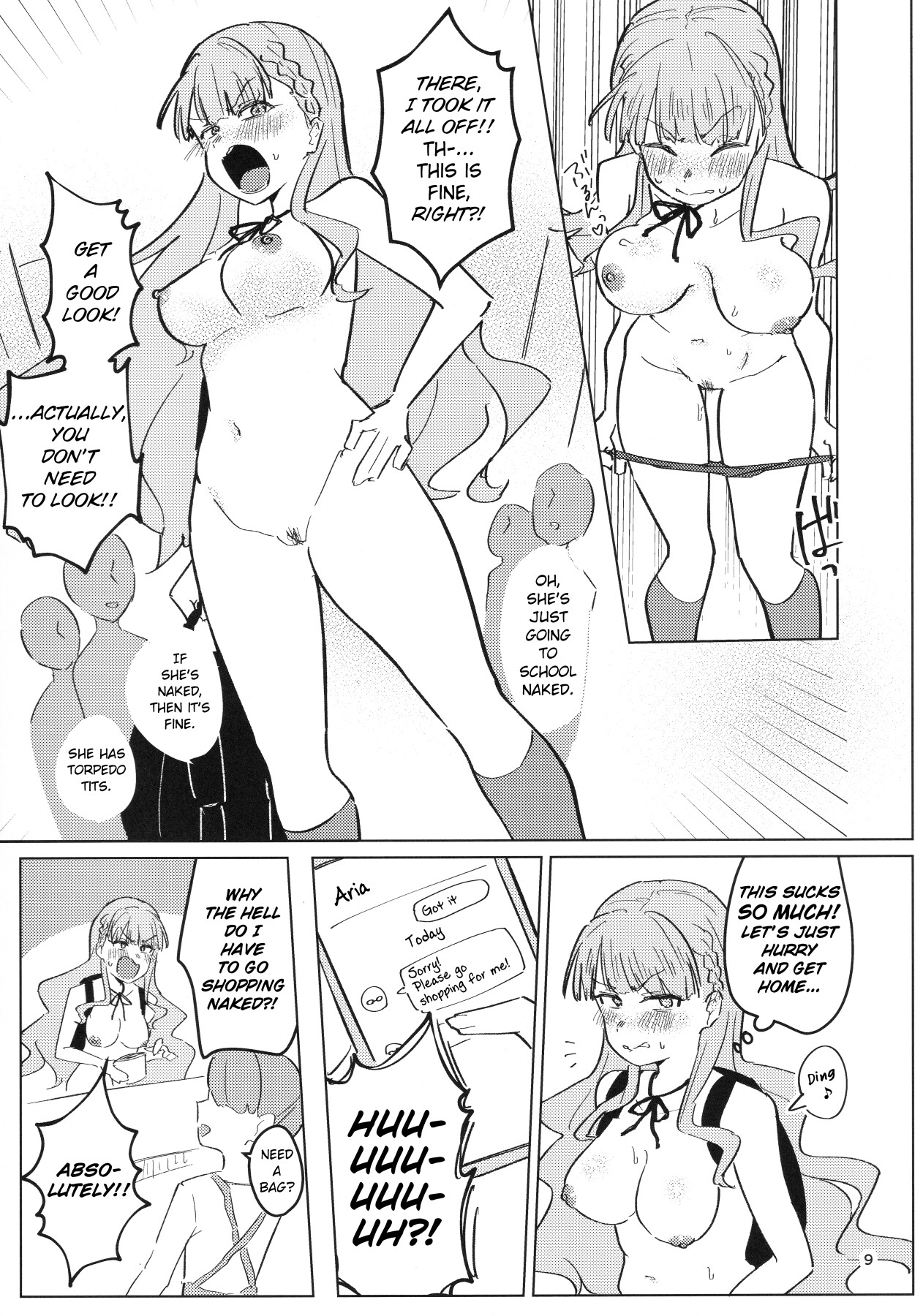 Hentai Manga Comic-Going to School Naked is the Standard-Read-10